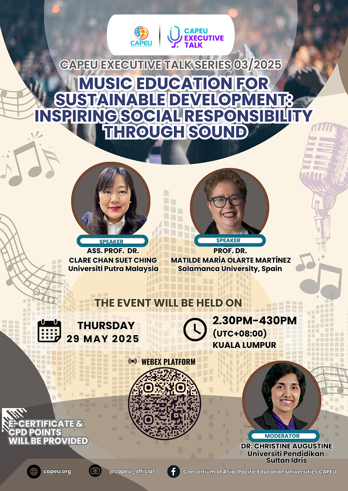 Đăng ký tham dự trực tuyến Talk series "Giáo dục âm nhạc cho sự phát triển bền vững" 11