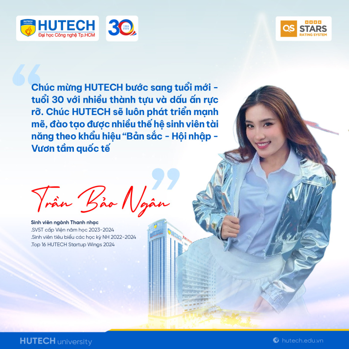 03 sinh viên #CAS được Fanpage HUTECH chọn gửi lời chúc mừng ý nghĩa nhất đến “người bạn lớn” HUTECH