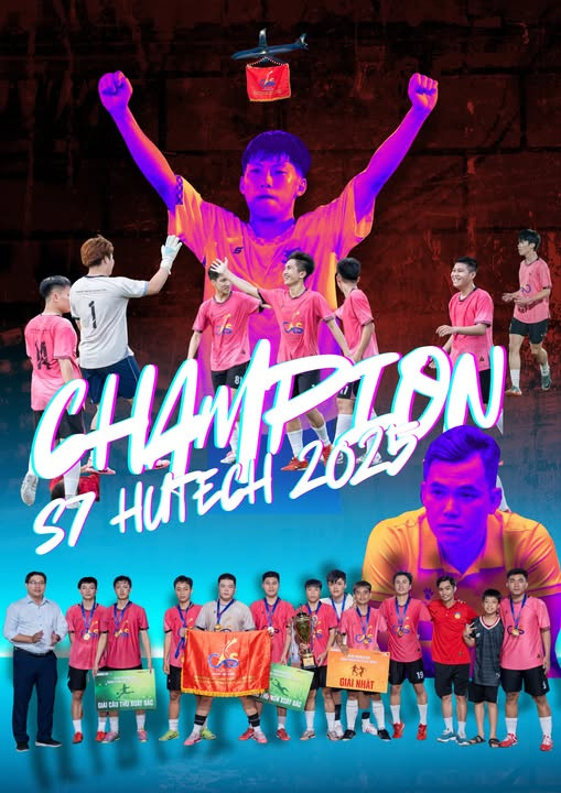 Viện Văn hóa - Nghệ thuật - Thể thao đánh bại Dominator FC với tỷ số 3-1 lên ngôi vô địch giải S7 HUTECH 28