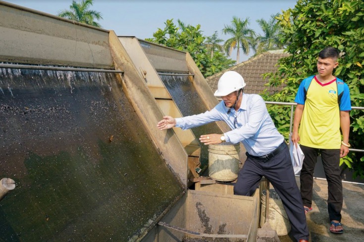Sinh viên Kỹ thuật môi trường tìm hiểu quy trình xử lý nước thải tại Khu Công nghiệp Tân Bình 27