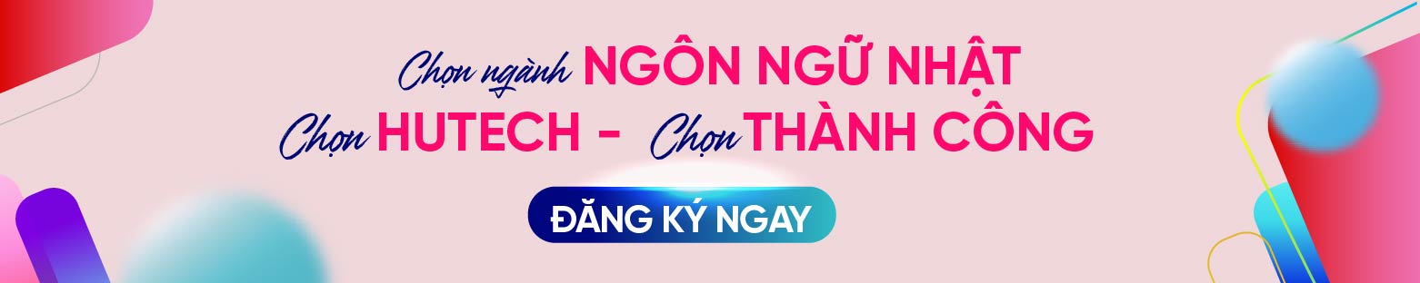Ngành ngôn ngữ Nhật HUTECH 3