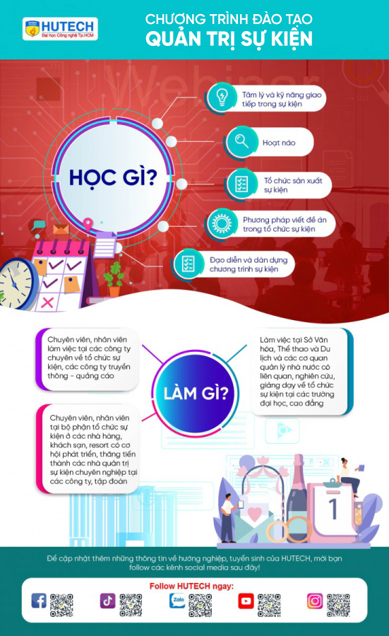 Ngành quản trị sự kiện HUTECH 2