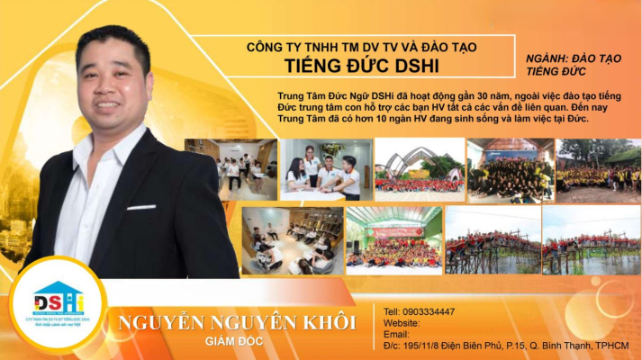 Công Ty TNHH TM DV TV và Đào tạo Tiếng Đức DSHI 4