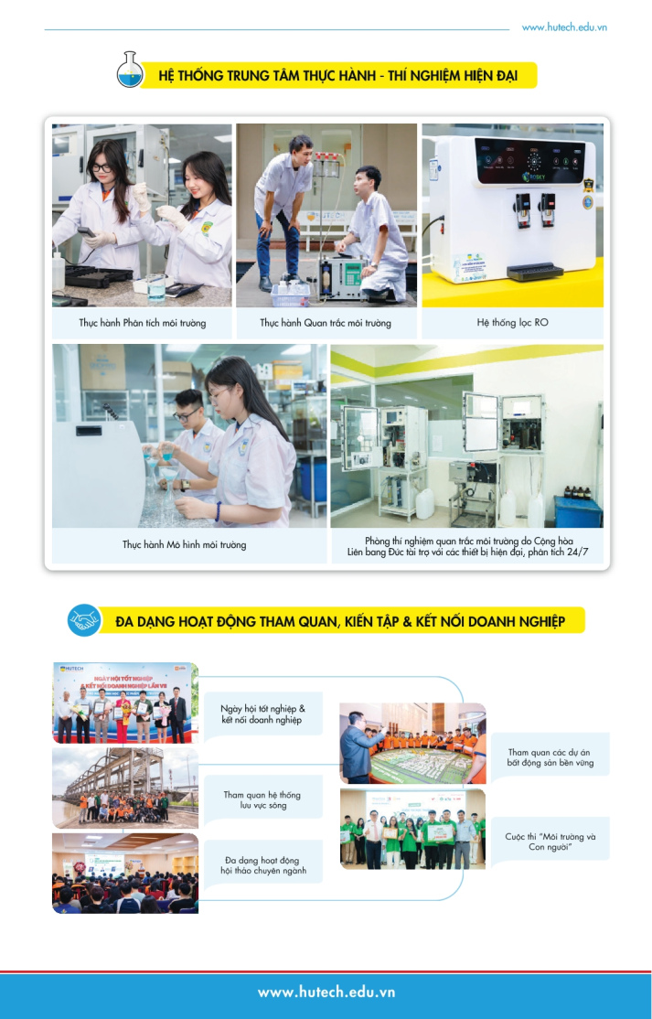Brochure ngành Quản lý Tài nguyên và Môi trường HUTECH 6