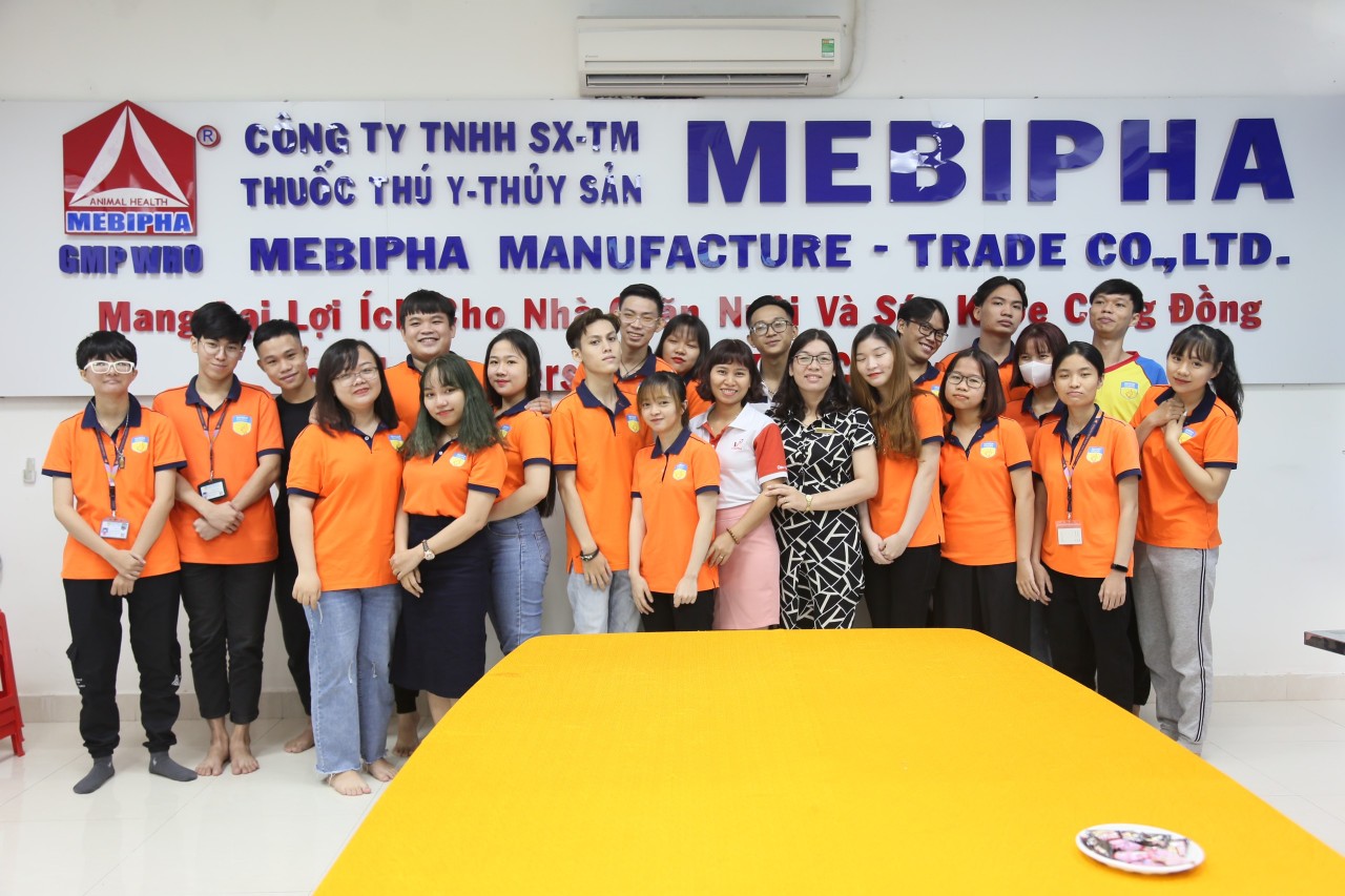 Sinh viên ngành Thú y - HUTECH đã đến tham quan thực tế tại nhà máy SX Thuốc Thú y - Thủy sản Mebipha 4