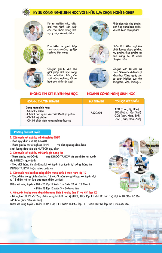 Đại học - Công nghệ sinh học - Tổng quan 12