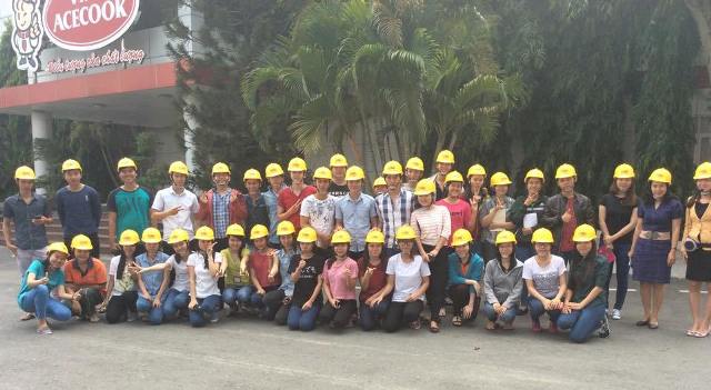 Sinh viên ngành Công nghệ thực phẩm tham quan kiến tập tại nhà máy Acecook Việt Nam 6