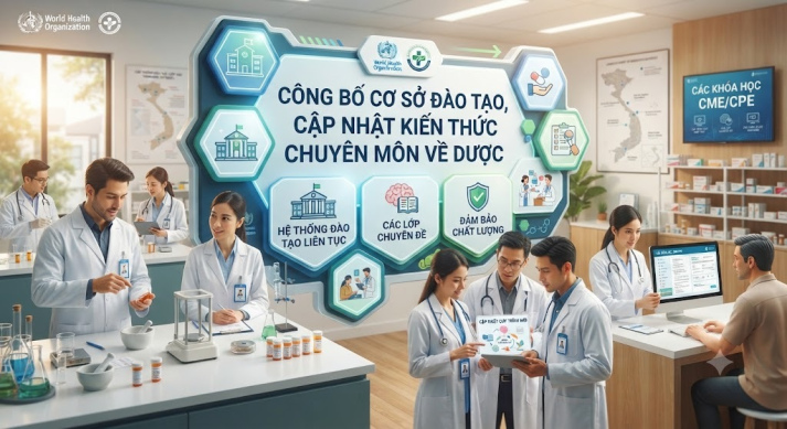 Danh sách cơ sở đào tạo, cập nhật kiến thức chuyên môn về Dược (theo Nghị định số 163/2025/NĐ-CP, 29/6/2025) 7
