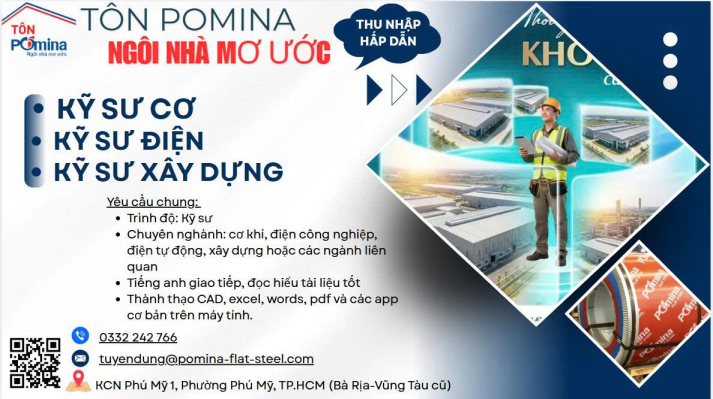 TÔN POMINA TUYỂN DỤNG 2