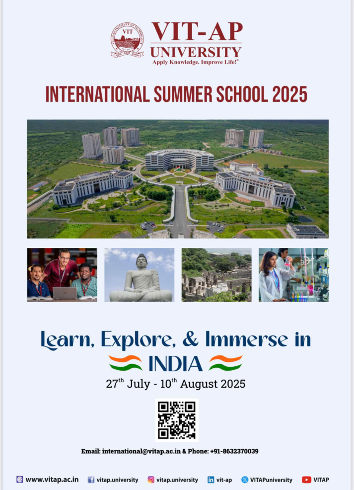 INTERNATIONAL SUMMER SCHOOL 2025 - VIT-AP UNIVERSITY 38