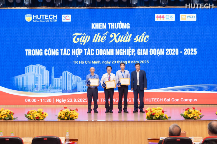 Viện Kỹ thuật HUTECH vinh dự được khen thưởng tập thể xuất sắc trong công tác hợp tác doanh nghiệp giai đoạn 2020 – 2025 39