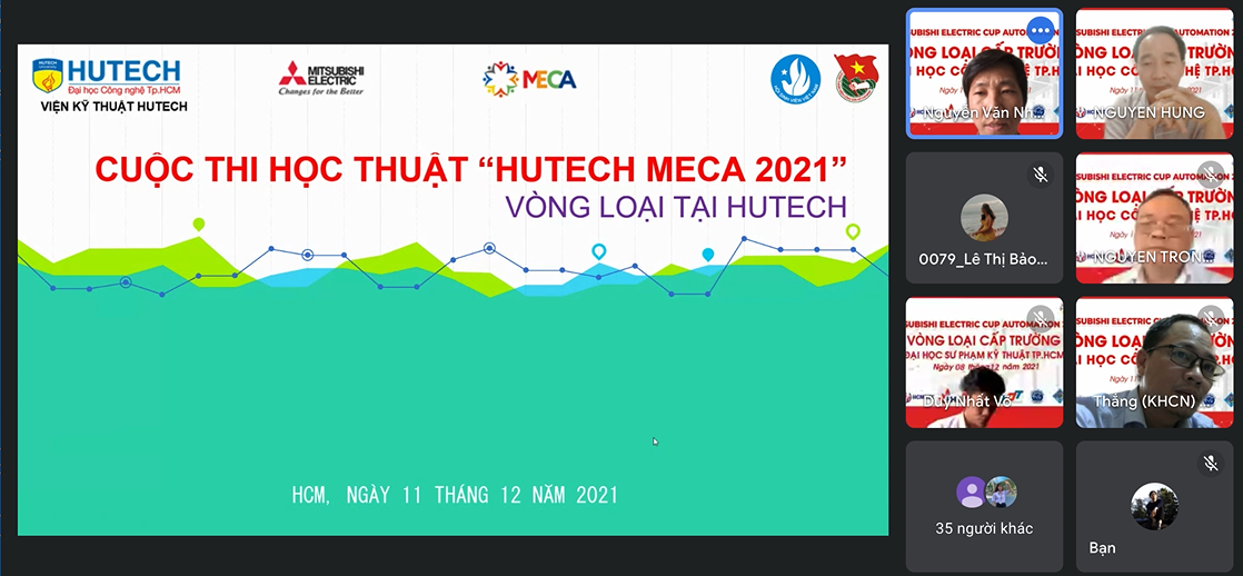 Cuộc thi học thuật HUTECH MECA 2021 được tài trợ từ Công ty Mitsubihi Electric Việt Nam