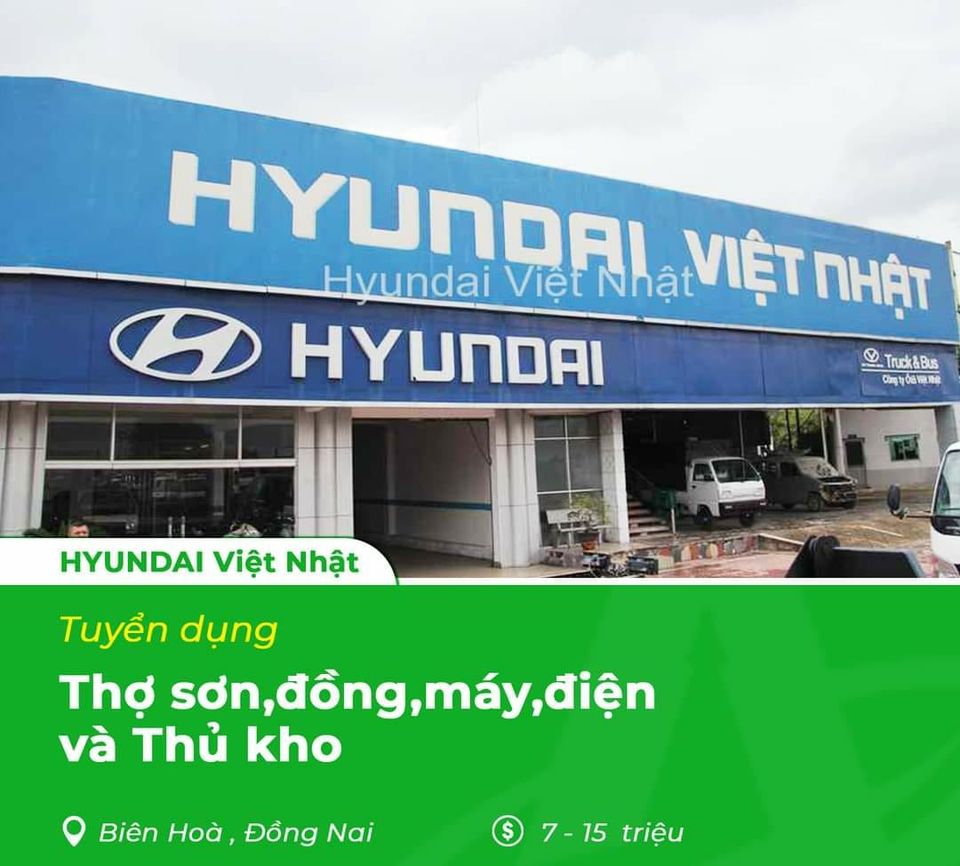 Công ty ô tô Việt Nhật tuyển dụng 32