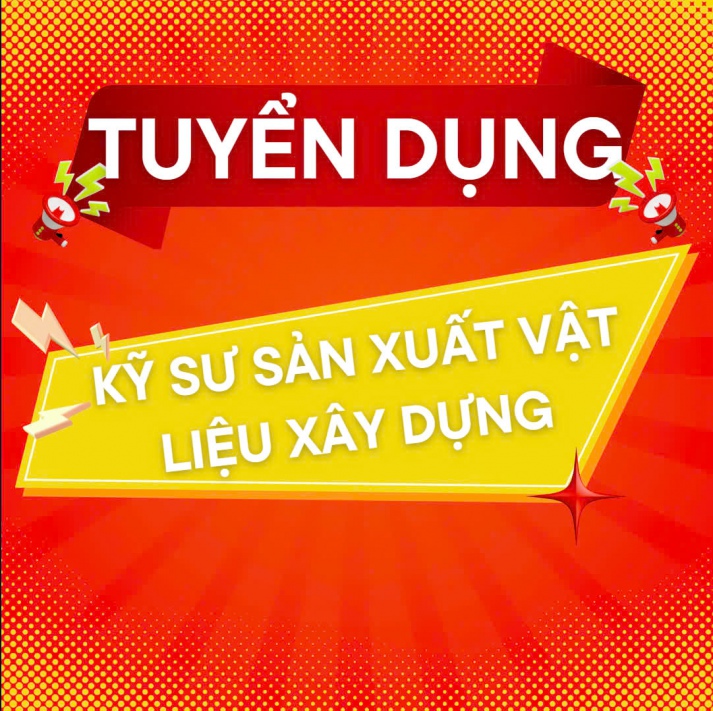 RIKI JINZAI tuyển dụng kỹ sư sản xuất vật liệu xây dựng 2