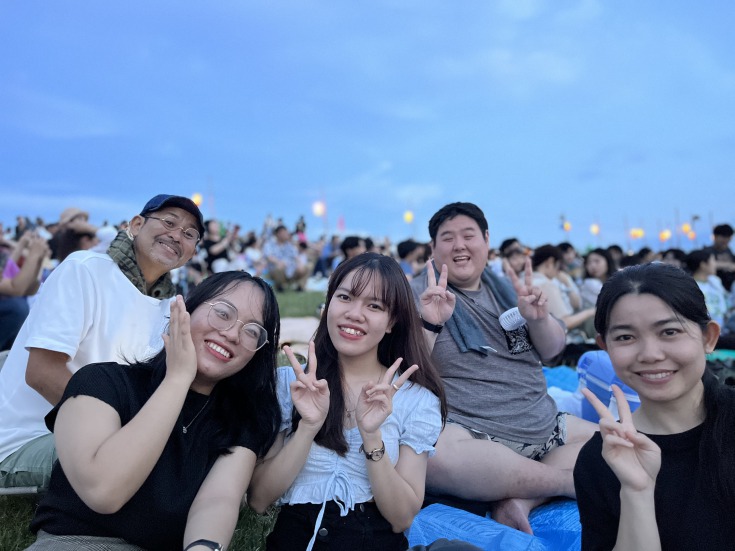 Trải nghiệm Lễ hội pháo hoa - NIIGATA Nhật Bản cùng các thực tập sinh VJIT 28