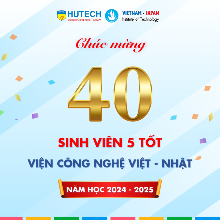 Vinh danh 40 Gương mặt Xuất sắc đạt “Sinh viên 5 tốt” cấp Viện năm học 2024 – 2025 6