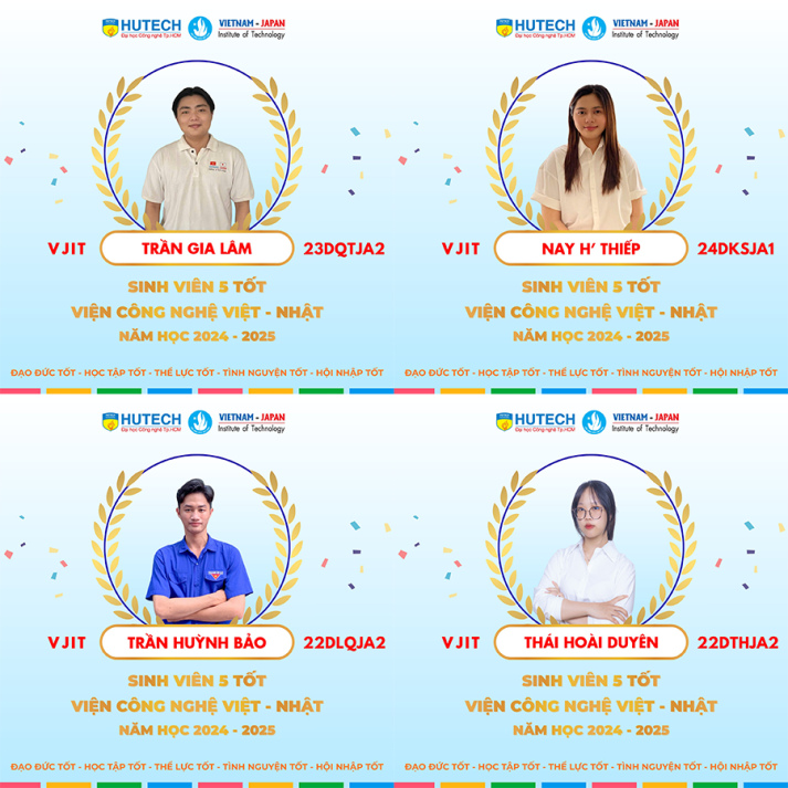 Vinh danh 40 Gương mặt Xuất sắc đạt “Sinh viên 5 tốt” cấp Viện năm học 2024 – 2025 19