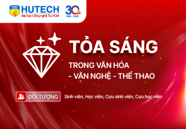 Hạng mục Tỏa sáng trong lĩnh vực Văn hoá - Nghệ thuật - Thể dục Thể thao | HUTECH's Face 30