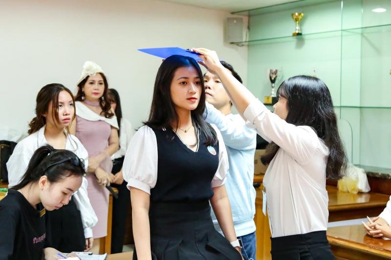 Kiểm tra nhân trắc học, chỉ số hình thể tại vòng Sơ khảo Miss HUTECH 2021