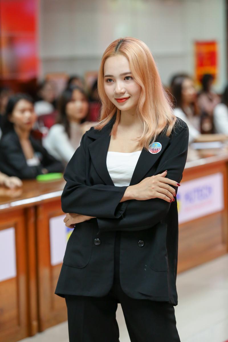 Thí sinh tham gia vòng Sơ khảo Miss HUTECH 2021 đợt 1 - ảnh 14