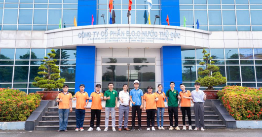 Trải nghiệm thực tế tại nhà máy nước: Bước đệm nghề nghiệp cho sinh viên Viện Khoa học Ứng dụng HUTECH