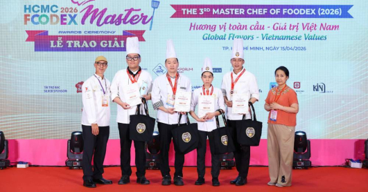 Sinh viên HUTECH ghi dấu ấn với loạt thành tích ấn tượng tại Master Chef of Foodex 2026