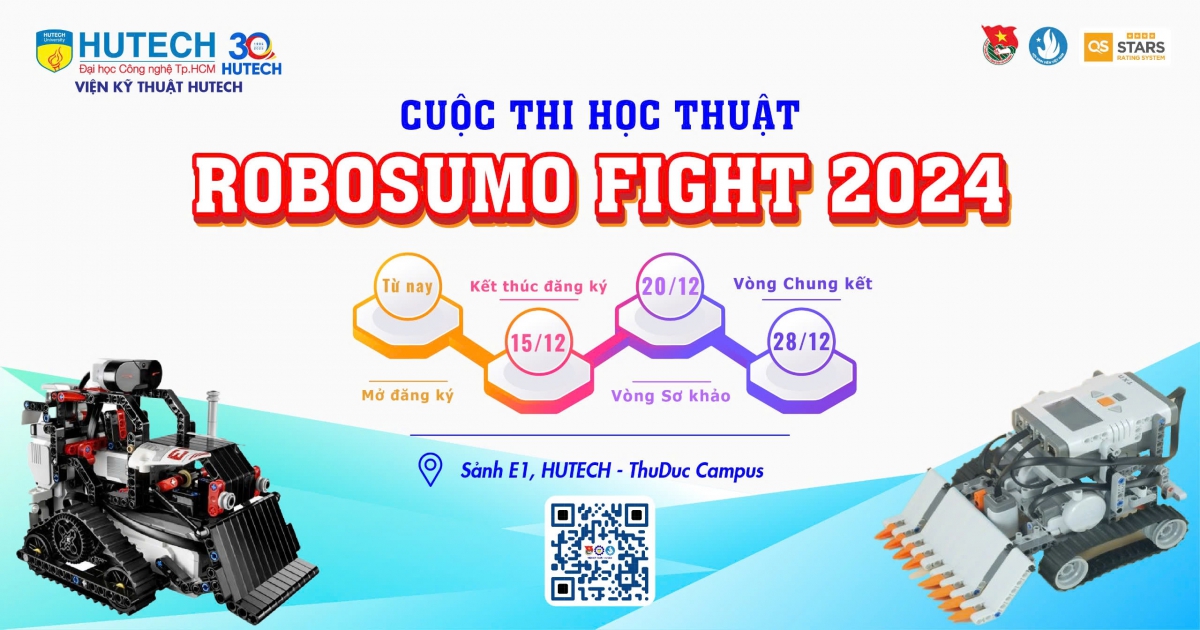 ĐĂNG KÍ THAM GIA CUỘC THI HỌC THUẬT ”ROBOSUMO FIGHT 2024” VIỆN KỸ THUẬT ...
