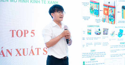 Poster presentation highlights HUTECH and CMU students’ innovation in environmental and technological solutions