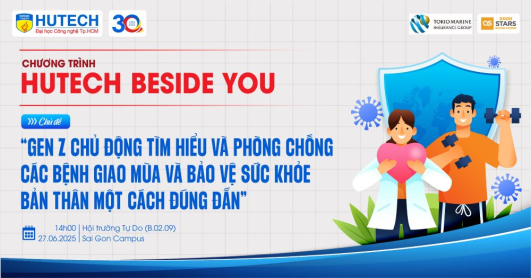 Sinh viên HUTECH học cách nâng cao sức khoẻ, phòng tránh bệnh giao mùa cùng chuyên gia vào 27/6 tới