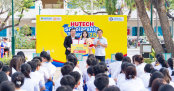 [Video] HUTECH Scholarship Tour 2026 “đổ bộ” THPT Hàm Thuận Bắc, tiếp sức sĩ tử chạm ngưỡng đại học