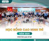 Chương trình học bổng Cao Minh Thì 2025 tái khởi động và tiếp nhận hồ sơ đến 25/4