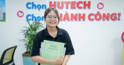HUTECH tặng học bổng toàn phần 100% học phí cho nữ sinh nghèo hiếu học Phạm Thị Kim Ngọc Ánh