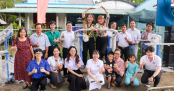 Khoa Tài chính - Thương mại bàn giao công trình vì sức khỏe cộng đồng tại tỉnh Vĩnh Long