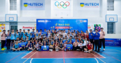 [HUTECH GAMES 2025] Sự thống trị của tuyển bóng chuyền nữ Khoa Tài chính - Thương mại và tuyển nam Viện Kỹ thuật