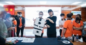 Sinh viên yêu thích văn hóa Hàn Quốc cùng “Trải nghiệm trị liệu nghệ thuật thư pháp Hangeul hiện đại”