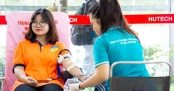 Tuổi trẻ HUTECH sôi nổi chung tay hiến máu tình nguyện