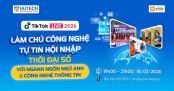 [HUTECH TIKTOK LIVE 2026] Giải mã hai ngành học “hot” - Ngôn ngữ Anh & Công nghệ thông tin vào 18/03