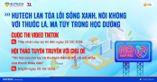 HUTECH phát động chuỗi hoạt động lan tỏa lối sống xanh, nói không với thuốc lá và ma túy