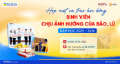 HUTECH trao 153 suất học bổng hỗ trợ sinh viên chịu ảnh hưởng bão lũ năm học 2025-2026 vào ngày 19/01 tới