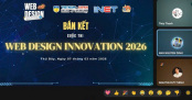 Lộ diện 9 đội thi xuất sắc bước vào Chung kết cuộc thi Web Design Innovation 2026
