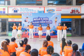 Sinh viên Khoa Tài chính - Thương mại bứt phá thể lực tại Ngày hội Thanh niên khỏe