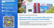 Mở đăng kí 20 suất trao đổi học thuật tại Philippines dành cho học viên, sinh viên Ngôn ngữ Anh HUTECH đến hết ngày 10/9