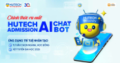 HUTECH ra mắt Chatbot AI tra cứu thông tin tuyển sinh - hướng nghiệp