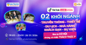[HUTECH TIKTOK LIVE 2026] Giải mã Truyền thông - Thiết kế & Du lịch - Nhà hàng - Khách sạn - Sự kiện