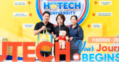 Hiệu trưởng THPT Tôn Đức Thắng (Đồng Nai) đồng hành cùng con gái nhập học tại HUTECH