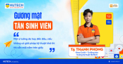 [Gương mặt Tân sinh viên] Tạ Thanh Phong và khát vọng đưa sản phẩm xanh vươn xa bằng kiến thức cơ khí