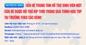 Trung tâm Hỗ trợ Sinh viên Một cửa - Đơn vị đồng hành và hỗ trợ tối đa các nhu cầu của sinh viên HUTECH