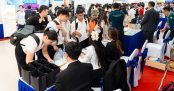 [Video] Doanh nghiệp đa quốc gia “đổ bộ” HUTECH International Job Fair 2025, mở ra hàng ngàn cơ hội nghề nghiệp cho sinh viên