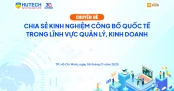 Cơ hội vàng để học hỏi kinh nghiệm công bố quốc tế trong lĩnh vực quản lý, kinh doanh cùng chuyên gia HUTECH vào 6/01 tới