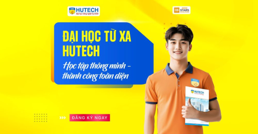 HUTECH thông báo tuyển sinh Chương trình Đào tạo từ xa, trình độ đại học năm 2025 - 2026 đợt 3 đến hết ngày 10/03/2026